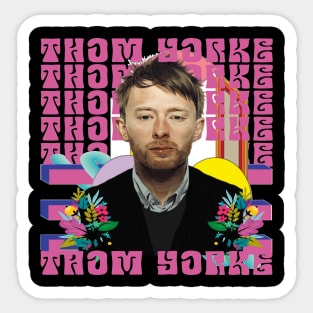 Thom Yorke Fan Art Sticker